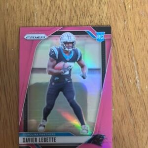 Panini Prizm Pink Xavier Legette rookie card